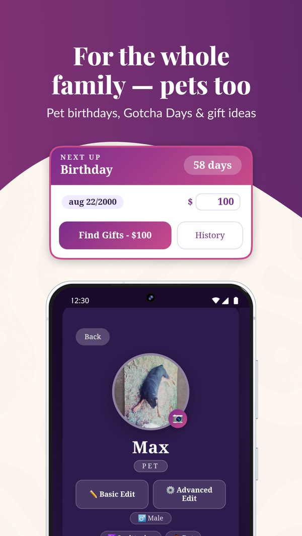 For the whole family — pets too